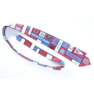 Eagle neckwear Chicago Cubs tie red white blue MLB